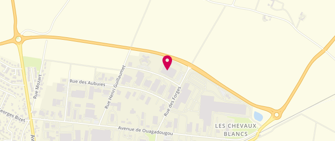 Plan de CDC du Pays Loudunais - Saint Laon, 2 Rue de la Fontaine d'Adam, 86200 Loudun