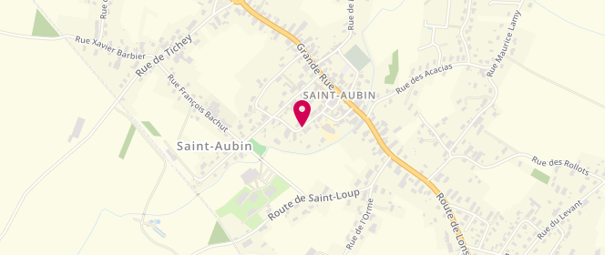 Plan de Accueil de loisirs extrascolaire - Saint Aubin, 8 Rue Georges Gros, 39410 Saint-Aubin