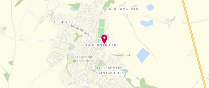 Plan de Espace Jeunesse, Place du Lavoir, 85610 La Bernardière