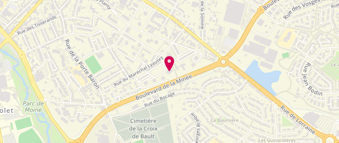 Plan de Accueil de loisirs municipal Favreau , Cholet, 8 Rue René Caillé, 49300 Cholet