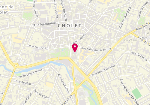 Plan de Accueil périscolaire municipal La Chevallerie, Cholet, Rue des Templiers - le Puy Saint Bonnet, 49300 Cholet