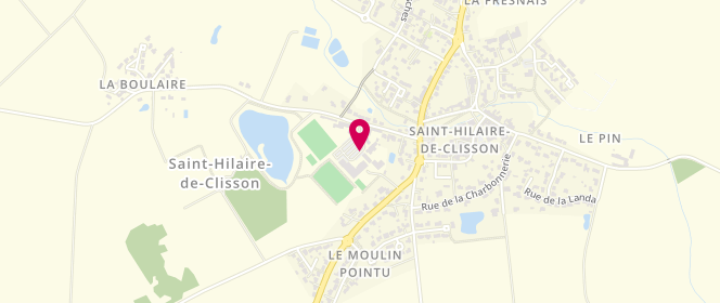 Plan de Centre de loisirs - Association Caleche, Rue des Écoles, 44190 Saint-Hilaire-de-Clisson