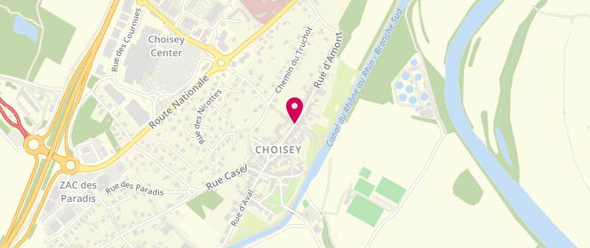 Plan de Accueil de loisirs extrascolaire - Choisey, 30 Rue d'Amont, 39100 Choisey