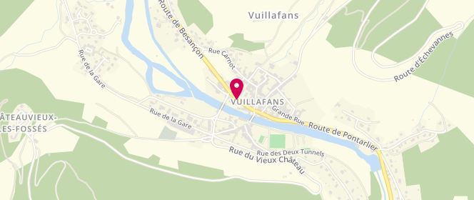 Plan de Accueil de loisirs De Vuillafans, 10 Route de Besançon, 25840 Vuillafans