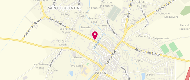 Plan de Accueil extrascolaire Familles Rurales de Vatan, 4 Place Pillain, 36150 Vatan
