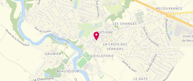 Plan de Scouts Et Guides De France - Groupe Clisson, 5 Place Sainte Anne, 44190 Gétigné