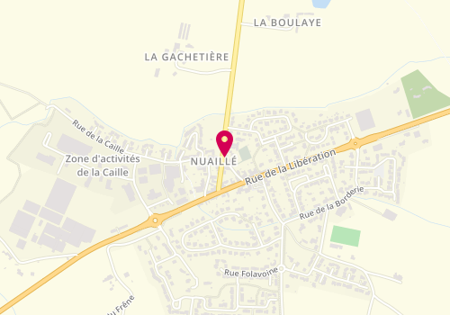 Plan de Accueil de loisirs site des Noues municipal de Nuaillé, Route de Toutlemonde, 49340 Nuaillé