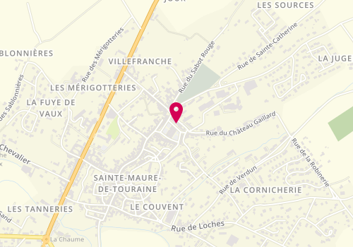 Plan de Accueil de loisirs Mairie De Sainte-Maure-De-Touraine, 16 Bis Place du Maréchal Leclerc, 37800 Sainte-Maure-de-Touraine