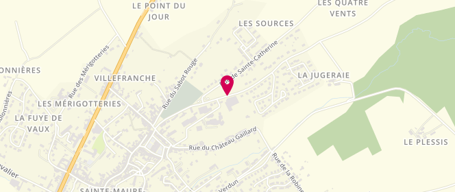 Plan de Accueil de loisirs périscolaire Maternelle, Route du Louroux, 37800 Sainte-Maure-de-Touraine