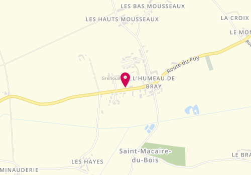 Plan de Accueil périscolaire de saint Macaire du Bois, 10 Rue de la Mairie, 49260 Saint-Macaire-du-Bois