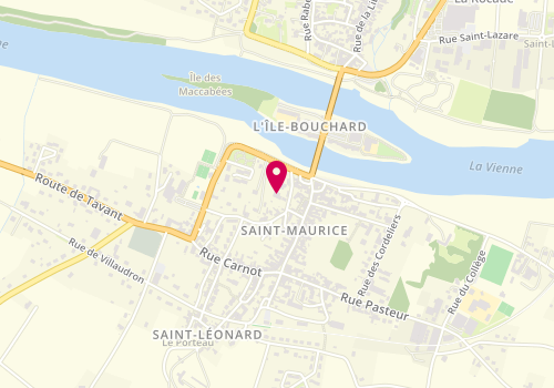 Plan de Accueil de loisirs Extra Ile Bouchard, 8 Rue d'Alger, 37220 L'Île-Bouchard