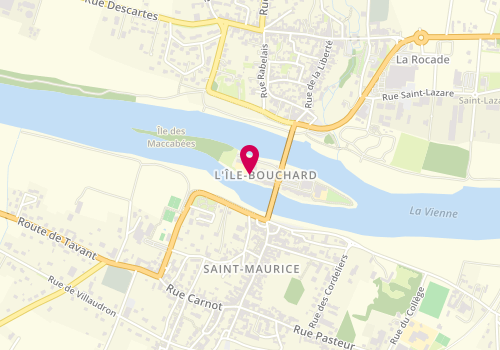 Plan de Accueil de loisirs L'ile Bouchard (périscolaire), 17 Place Bouchard, 37220 L'Île-Bouchard