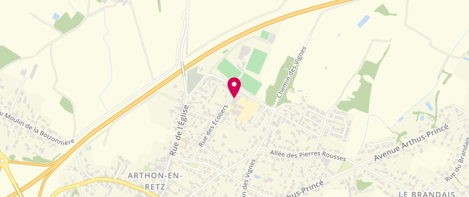 Plan de Arthon Animation Rurale, 22 Rue des Écoliers, 44320 Chaumes-en-Retz
