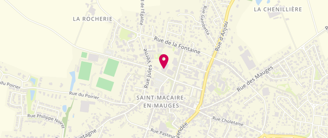 Plan de Accueil de loisirs associatif adolescents CSI Indigo saint Macaire en Mauges, 22 Rue Jules Verne, 49450 Sèvremoine
