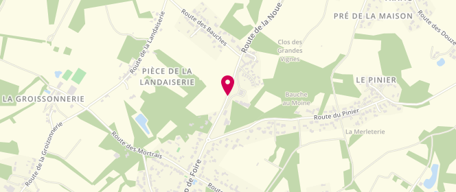 Plan de Accueil de loisirs la Plinguetiere, 51 Route Champ de Foire, 44860 Saint-Aignan-Grandlieu
