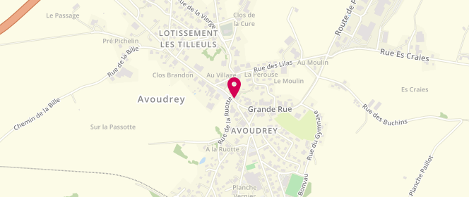 Plan de Accueil de loisirs d'Avoudrey, 19 Grande Rue Grande Rue, 25690 Avoudrey
