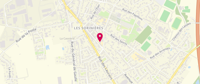 Plan de Accueil périscolaire de la Tilleulière, 1 Rue des Ecoles, 44840 Les Sorinières