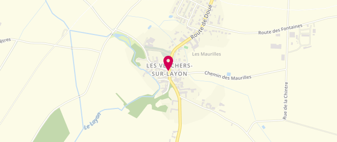 Plan de Accueil périscolaire Les Verchers sur Layon, Doué-en-Anjou, 7 Rue du Plan d'Eau, 49700 Doué-en-Anjou