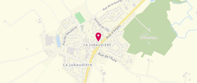 Plan de Accueil périscolaire municipal la Jubaudière, 4 Rue des Bons Souvenirs, 49510 Beaupréau-en-Mauges