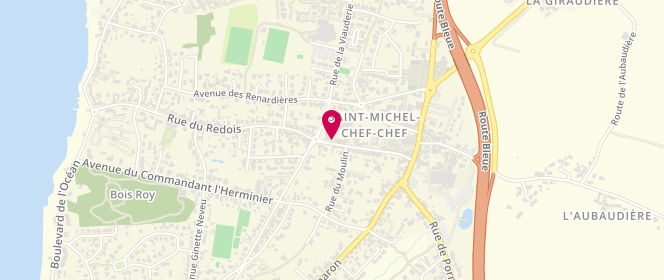Plan de Les P'tits Lezards, 28 Rue du Redois, 44730 Saint-Michel-Chef-Chef