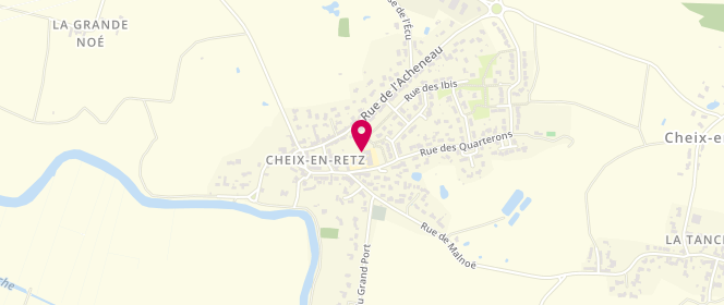 Plan de Accueil périscolaire de CHeix en retz, 1 Rue des Quarterons, 44640 Cheix-en-Retz