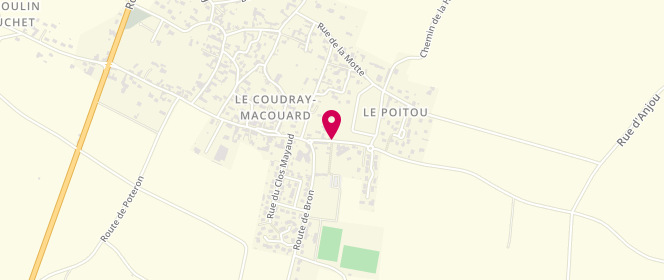 Plan de Accueil périscolaire municipal le Coudray Macouard, 6 Rue de Fontevraud, 49260 Le Coudray-Macouard
