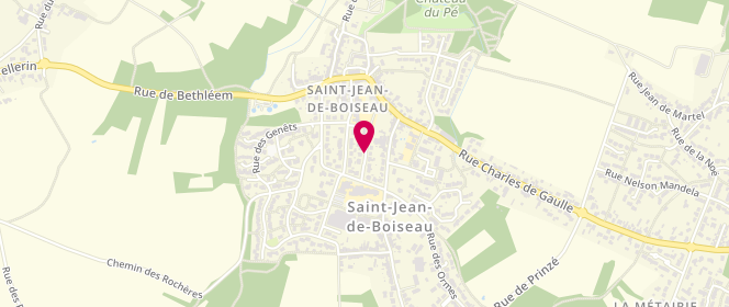 Plan de Accueil de loisirs des 7/14ans de saint jean de boiseau, Rue du 14 Juillet, 44640 Saint-Jean-de-Boiseau