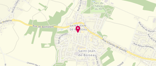Plan de Accueil périscolaire élémentaire de saint jean de boiseau, Rue du 11 Novembre, 44640 Saint-Jean-de-Boiseau