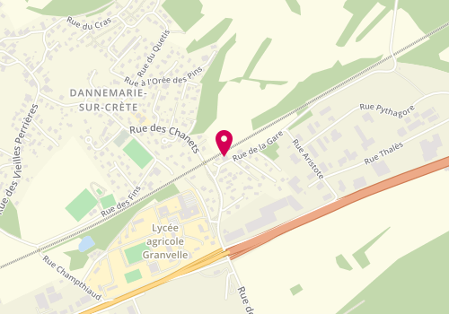 Plan de Centre de loisirs Sivom Dannemarie / Velesmes, 1 Bis Rue de la Gare, 25410 Dannemarie-sur-Crète