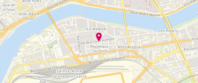 Plan de Francas de Loire-Atlantique, 37 Rue Tour d'Auverge, 44200 Nantes