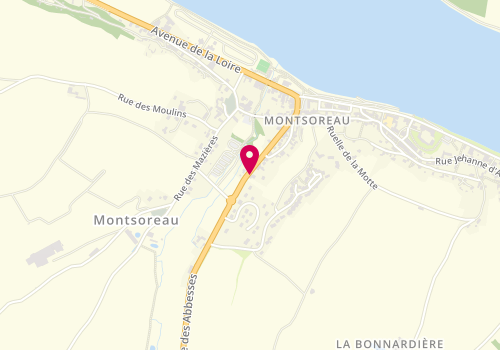 Plan de Accueil de loisirs le Déclic, Montsoreau, 27 Rue des Abbesses, 49730 Montsoreau