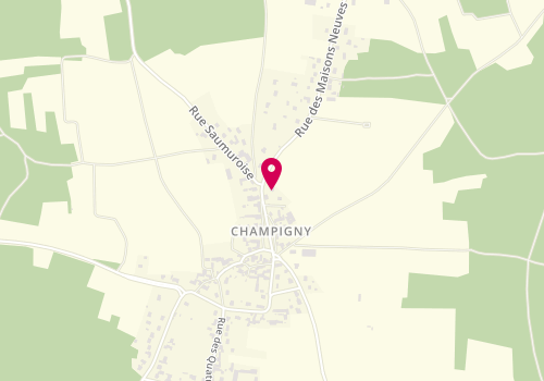 Plan de Accueil de loisirs Les P'tites Fripouilles, Souzay-Champigny, 2 Rue Saumuroise, 49400 Souzay-Champigny