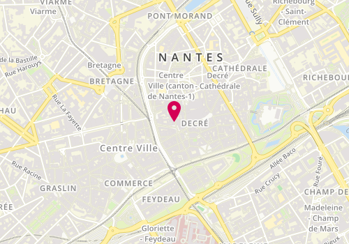 Plan de Scouts Et Guides De France - Groupe Nantes Proce sainte Therese, 9 Rue du Moulin des Carmes, 44000 Nantes