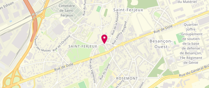 Plan de Accueils de Loisirs Rosemont saint Ferjeux, 1 Avenue Ducat, 25000 Besançon