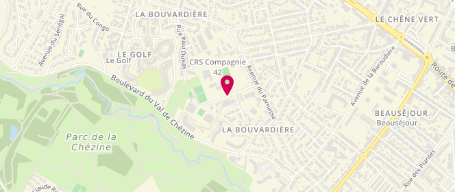 Plan de La maison des jeunes et de la culture, Avenue Alain Gerbault, 44800 Saint-Herblain