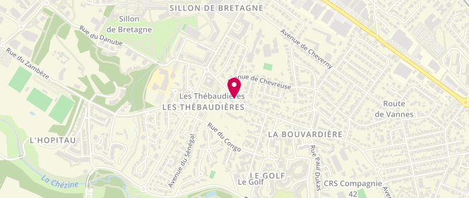 Plan de Scouts Et Guides De France - Groupe Jules Verne - Nantes, 67 Avenue des Naudières, 44800 Saint-Herblain