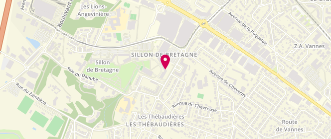 Plan de Asec Sillon De Bretagne, 12 Bis Avenue des Thébaudières, 44800 Saint-Herblain