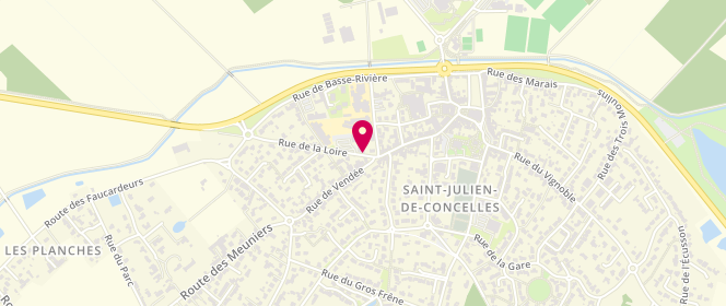 Plan de Accueil de loisirs 3/6 Saint Julien De Concelles, 4 Rue de la Loire, 44450 Saint-Julien-de-Concelles