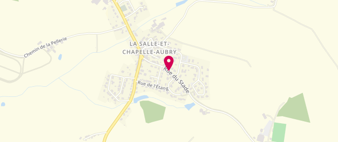Plan de Accueil périscolaire Les Marmitons, AFR Chaudron-en-Mauges, Rue du Stade, 49110 Montrevault-sur-Èvre
