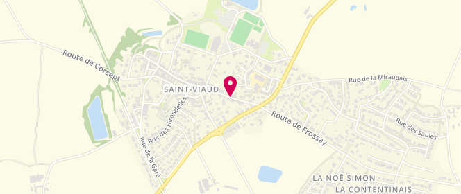 Plan de Maison des jeunes de saint Viaud, 17 Rue du Faubourg Saint Jean, 44320 Saint-Viaud