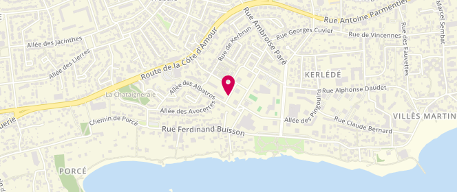 Plan de Clubs de Jeunes de Kerlédé - Escalado, 1 Rue des Alcyons, 44600 Saint-Nazaire
