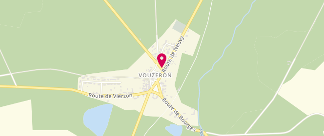 Plan de Centre de loisirs Saint-Laurent/Vouzeron, 2 Route de Nançay, 18330 Vouzeron