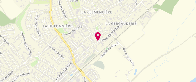Plan de Club ados Le campus, 23 Rue de Mauves, 44470 Thouaré-sur-Loire
