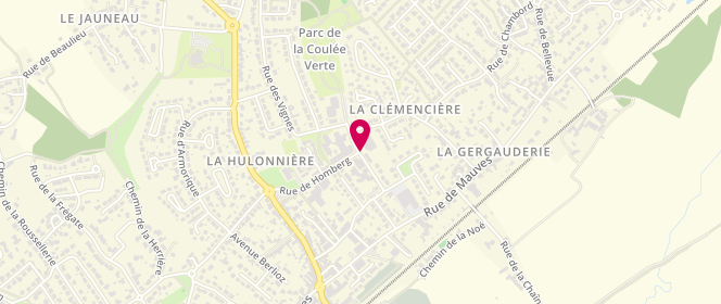Plan de Accueil périscolaire de thouaré sur loire, 20 Rue des Écoles, 44470 Thouaré-sur-Loire