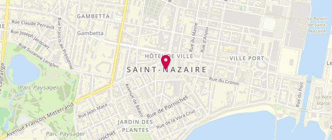 Plan de Scouts Et Guides De France - Groupe saint Etienne Loire Et Sillon, 28 Boulevard Jean Mermoz - Carré Sainte Anne, 44600 Saint-Nazaire