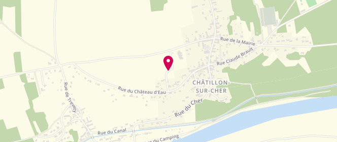 Plan de Accueils de Loisirs - Chatillon sur cher, Rue des Rossignols, 41130 Châtillon-sur-Cher