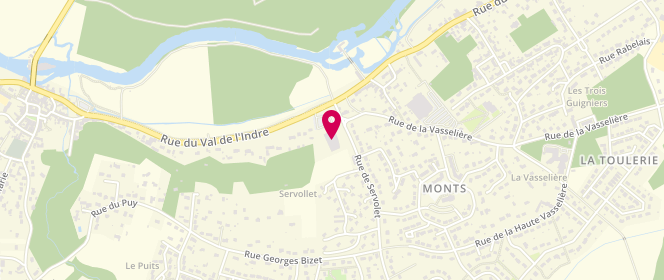Plan de Accueil Ados Vallée du Lys, 2 Rue du Servolet, 37260 Monts