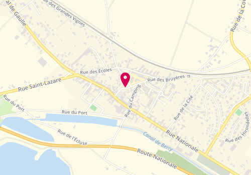 Plan de Accueil de loisirs de Noyers sur Cher, Place Lucien Guerrier, 41140 Noyers-sur-Cher