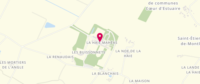 Plan de Accueil de loisirs les p'tits lucs, La Haie Méhas, 44360 Saint-Étienne-de-Montluc
