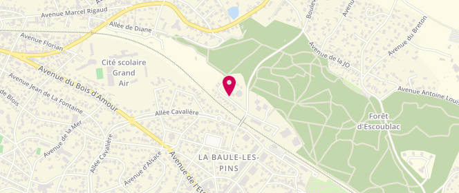 Plan de Centre d'Accueil Paul Minot, 3 Avenue Paul Minot, 44500 La Baule-Escoublac